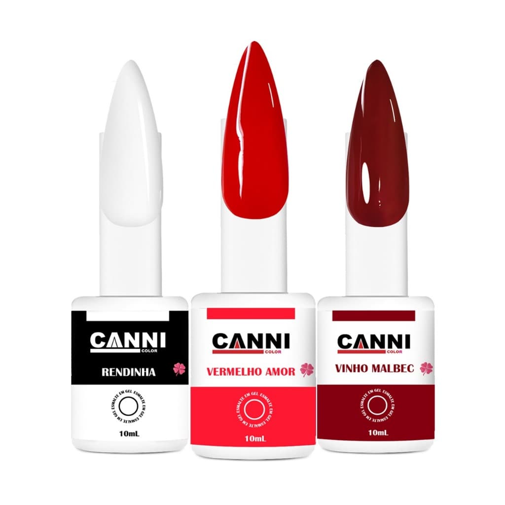 Esmalte em gel para unhas 10ml canni color