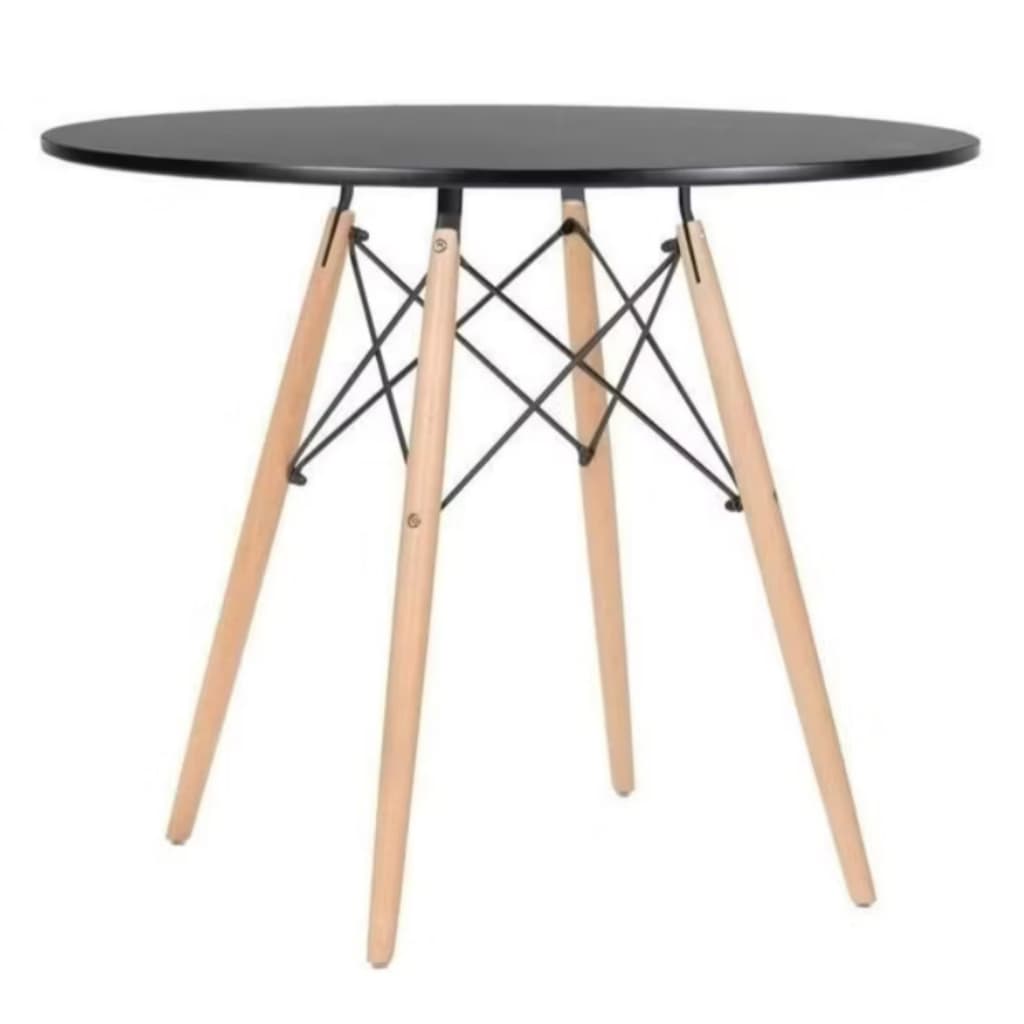 Mesa de Jantar 90cm Charles Eames Eiffel - Cores