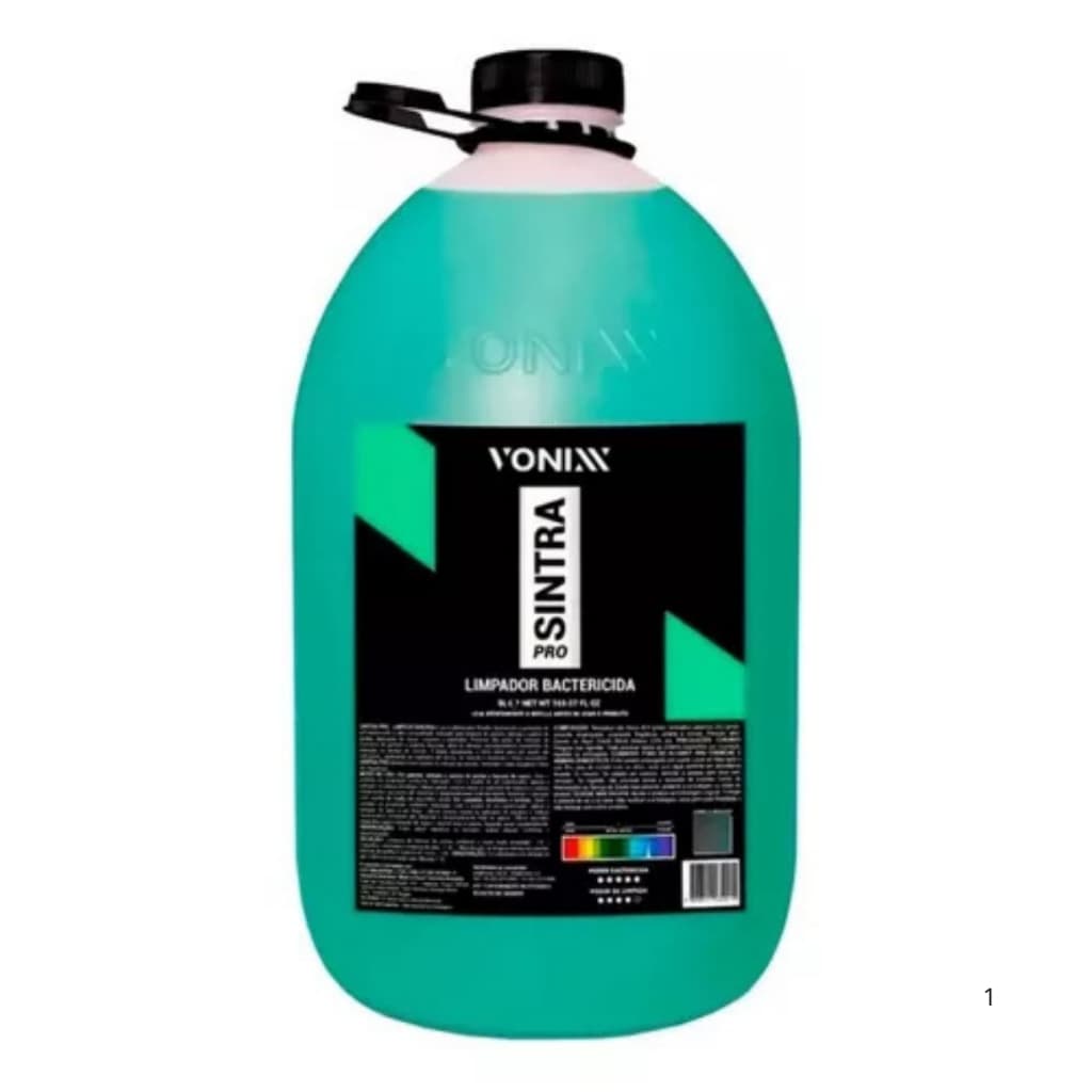 LIMPADOR BACTERICIDA PARA LIMPEZA INTERNA DE VEÍCULOS SINTRA PRO 5L VONIXX