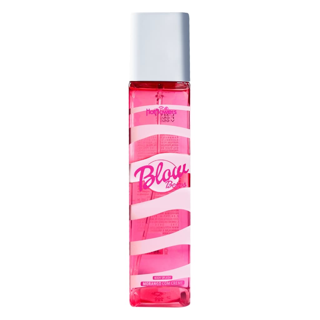 Blow Girl Body Splash 180ml Morango com Creme Rotina de Autocuidado Pós-Banho - Original Hot Flowers