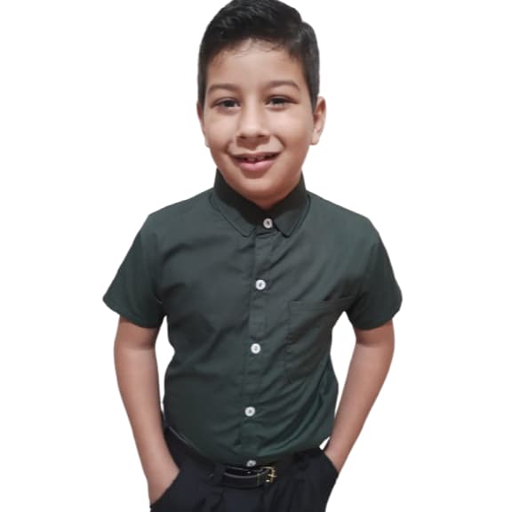 Camisa Infantil Juvenil com Algodão - Manga Curta