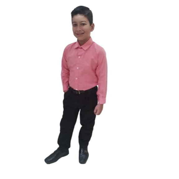 Camisa Infantil Juvenil com Algodão - Manga Longa