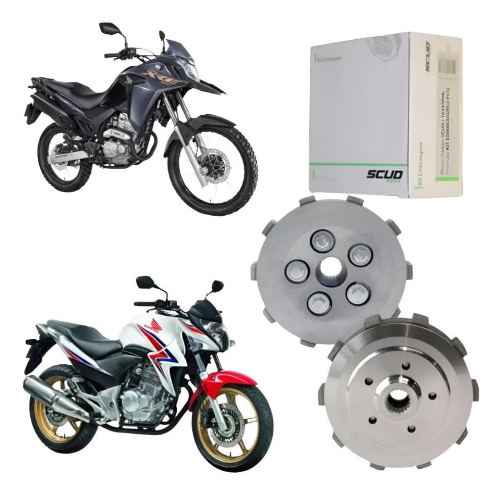 Kit Embreagem Cb300 2009 A 2015 Xre300 2010 2022 Cb Xre 300