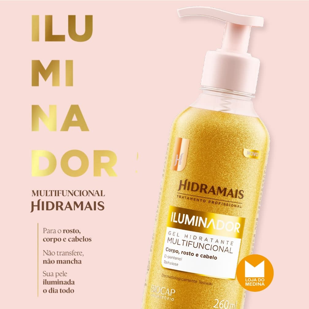 ILUMINADOR | CORPO, ROSTO E CABELO 260ml - HIDRAMAIS