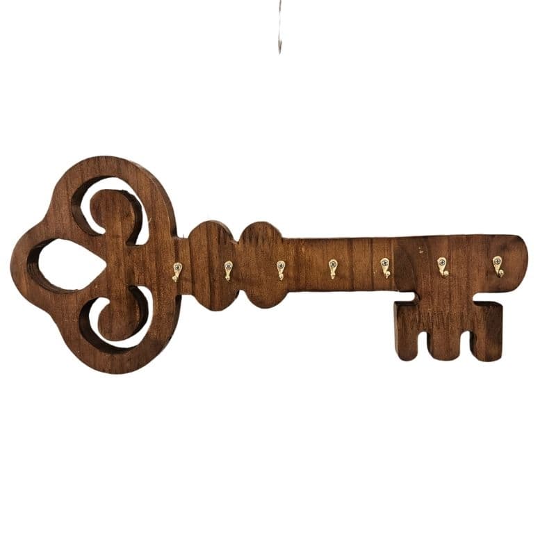 Porta-Chaves madeira 6 Ganchos