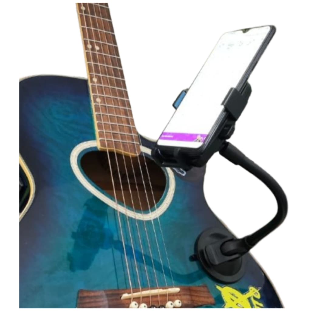 Suporte De Celular Violão Profissional Leitura Cifra Resistente Forte