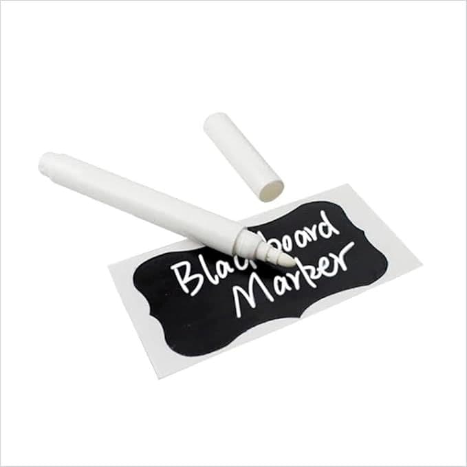 3 Unidades - Caneta Giz Líquido Branco Para Adesivo Lousa