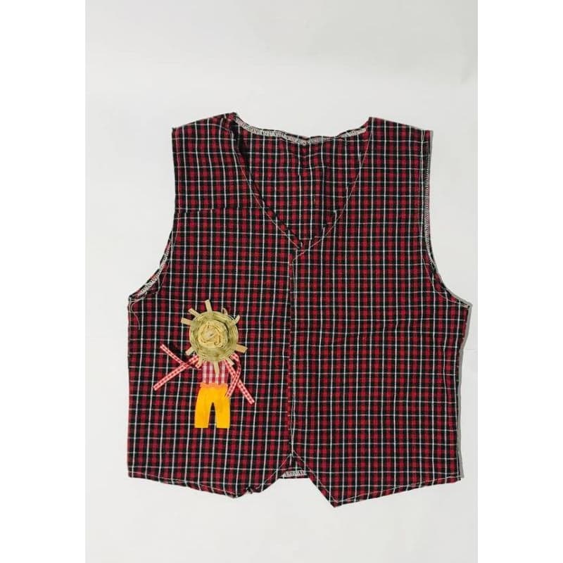 Colete Xadrez Infantil Tam M