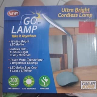 Luminária De Leitura Touch 3 Níveis de Luz 16 Leds 360° S/fio Recarregável Pronta Entrega