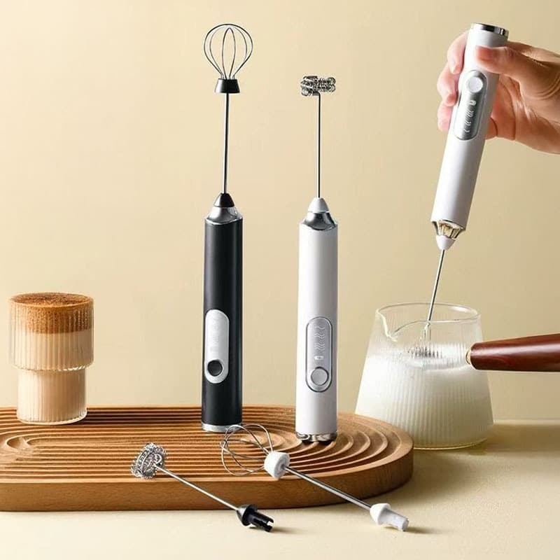 Misturador/Batedor Elétrico Portátil para Alimentos e Bebidas