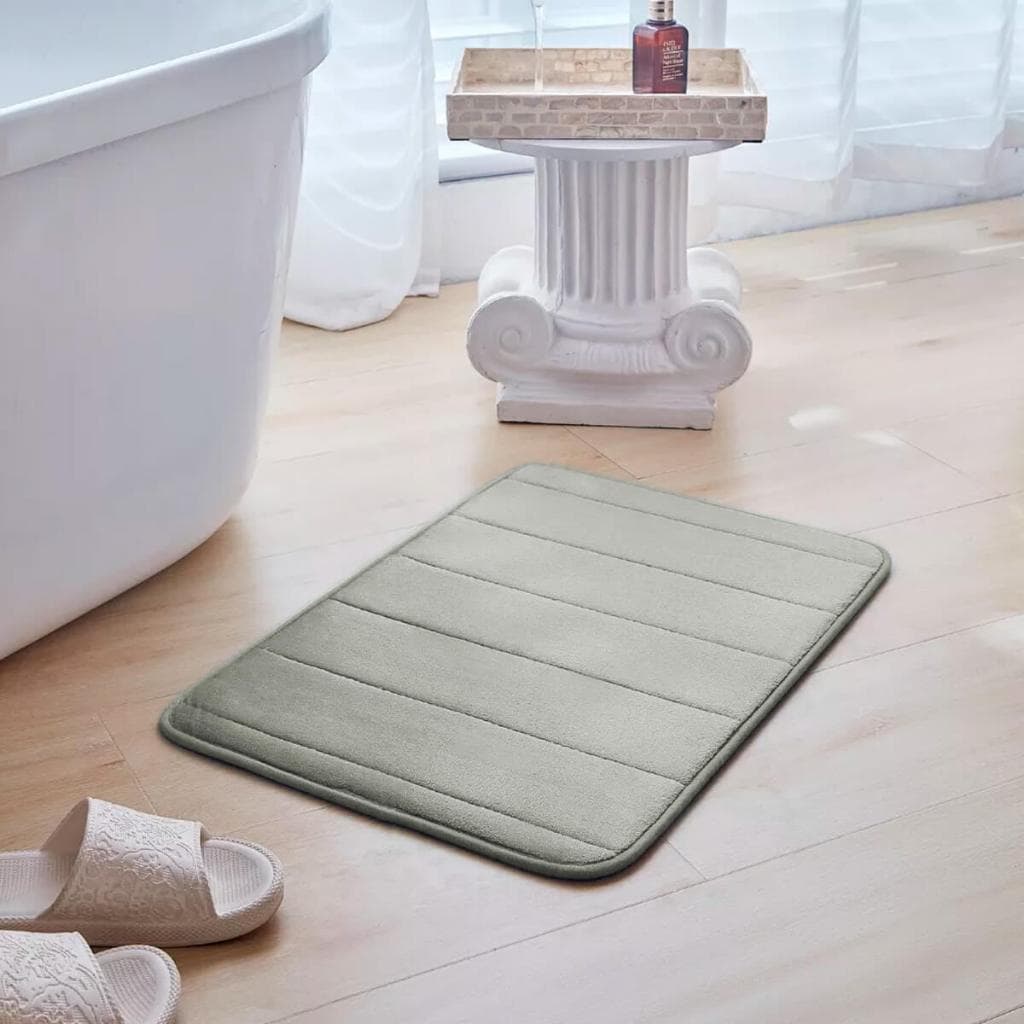 Tapete de Banheiro Absorvente com Base Antiderrapante 60x40cm
