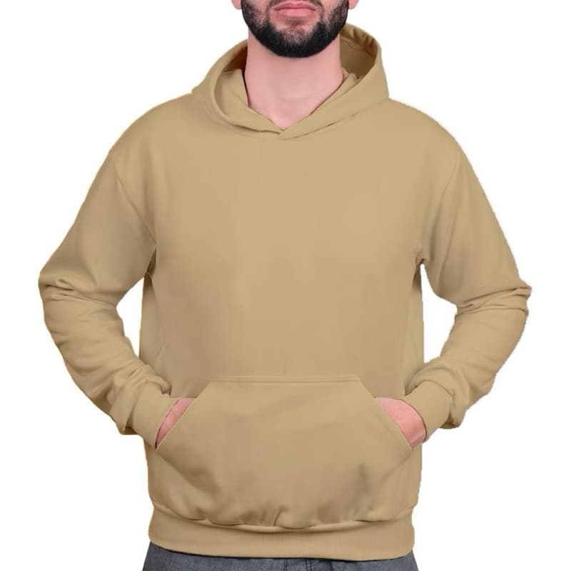 Moletom Canguru Com Capuz e Bolso Liso básico Unissex Blusa de frio masculina e feminina Top
