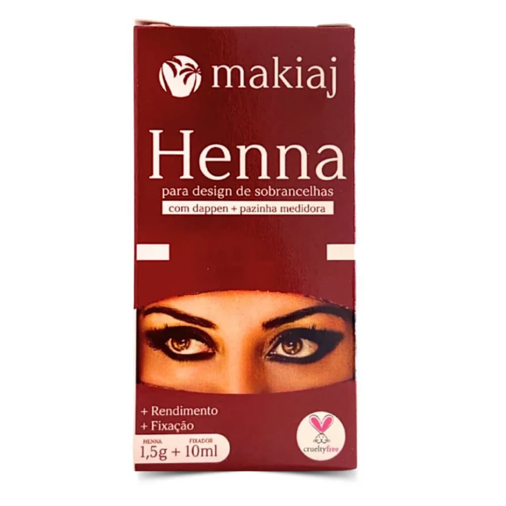 Henna Sobrancelhas 1,5 Com Fixador Makiaj