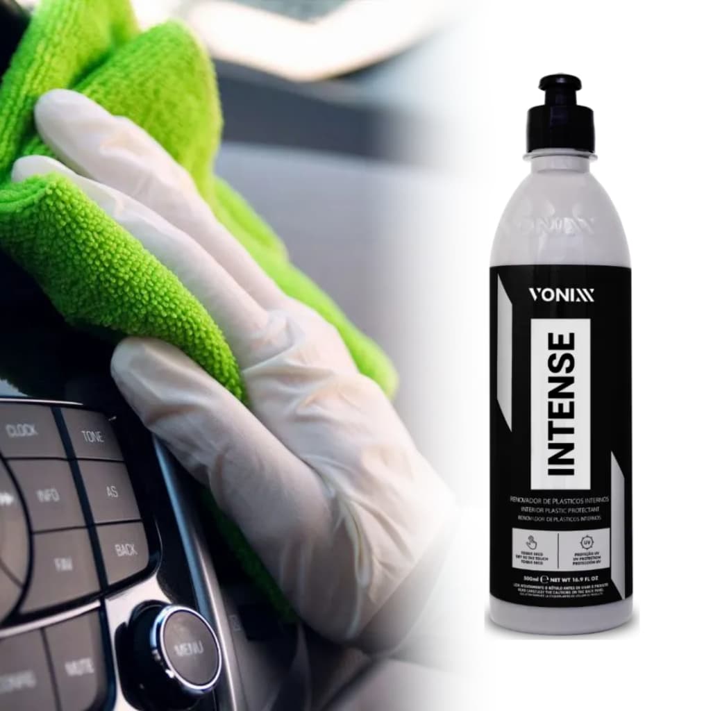 Vonixx Intense Renovador de plásticos internos painel hidratante automotivo proteção ultravioleta