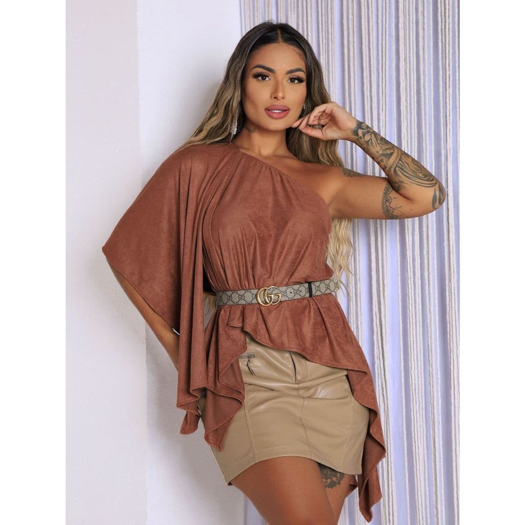 BLUSA CAPA SUEDE TECIDO SUPLEX MODA CASUAL, FESTA TENDENCIA INVERNO OUTONO LANÇAMENTO 2025