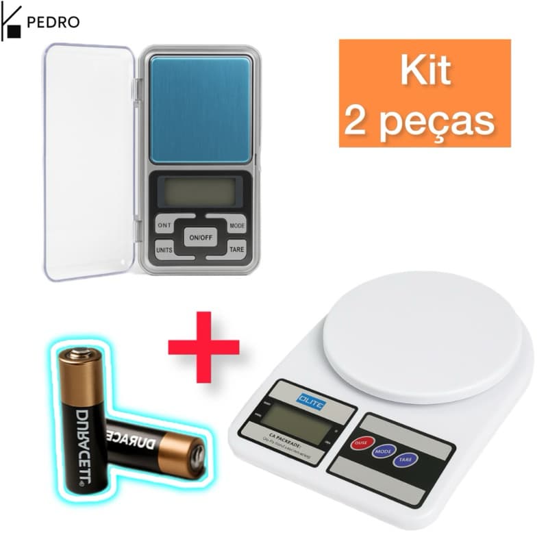 Kit 2 Balanças de Precisão – Alta Qualidade e Versatilidade