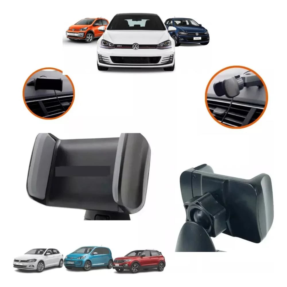 Suporte Celular compatível com Carro vw 2017 2018 2019 2020 2021 2022 .