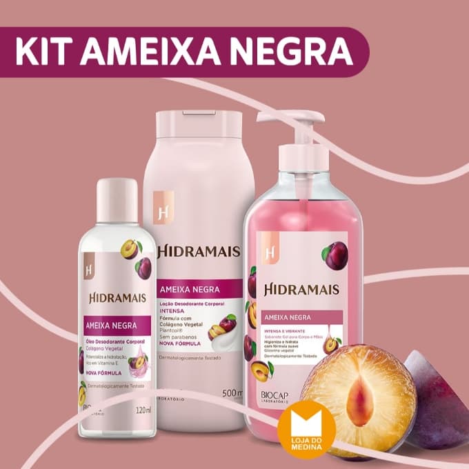 KIT AMEIXA NEGRA - HIDRAMAIS