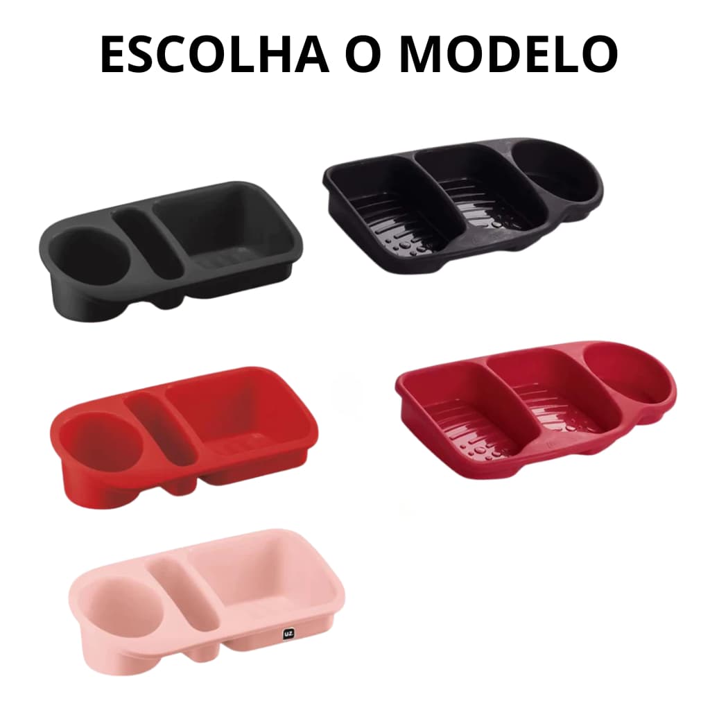 ORGANIZADOR DE PIA PORTA DETERGENTE ESPONJA
