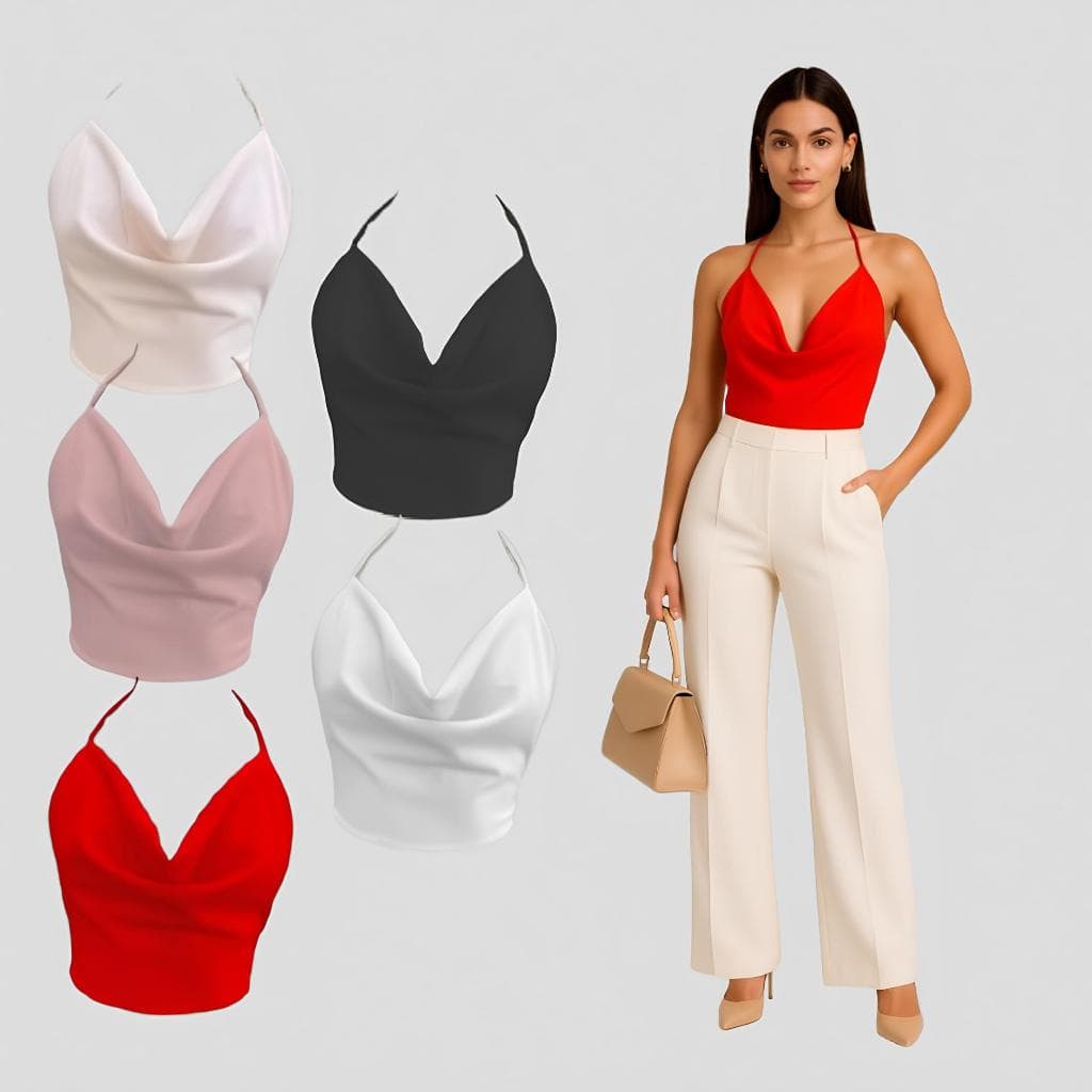 Blusa Feminina Gola Boba Degagê Original Recuse imitações Frente Única Cropped - Várias Cores