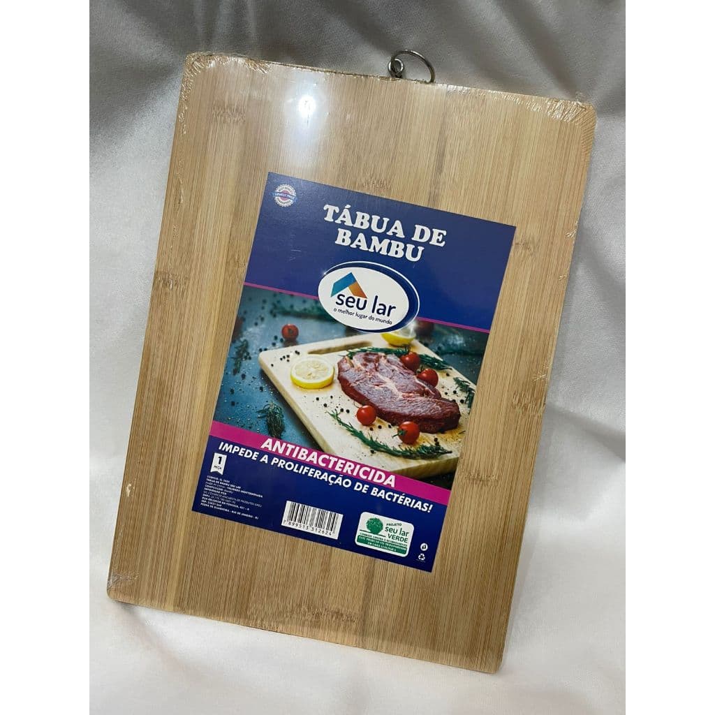 Tabua de Bambu Para Carne Churrasco Legumes Saladas