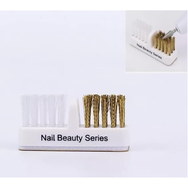 Broca limpeza manicure broca escova/cerdas de fio de aço