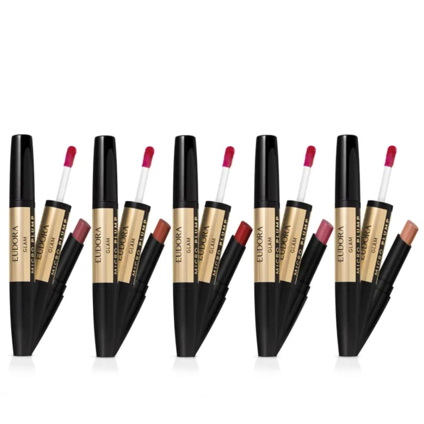 Batom Glam Micro Plump Eudora 1,8g (Escolha a sua cor)
