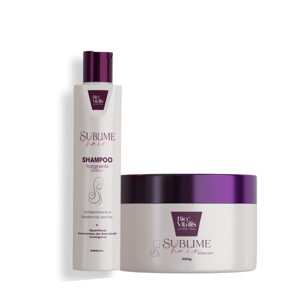 Kit Shampo  300ml + Hidratação 300 G Sublime Hair