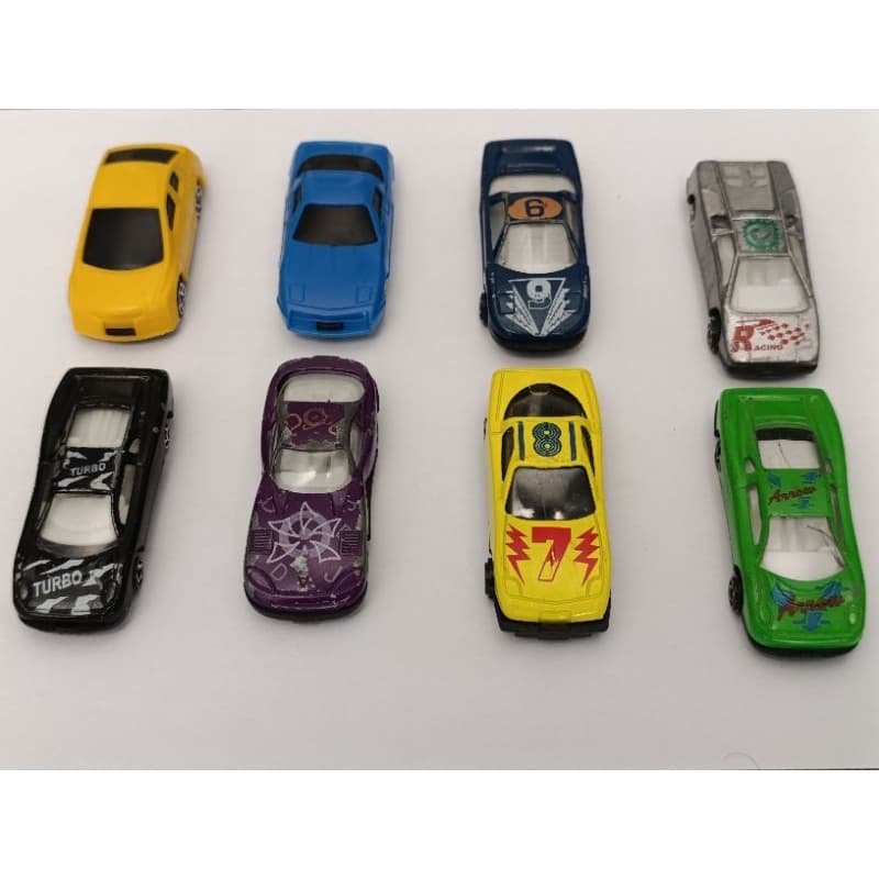 Kit 8 carrinhos de corrida