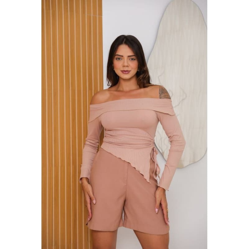 Blusa Tomara que caia manga longa 2026