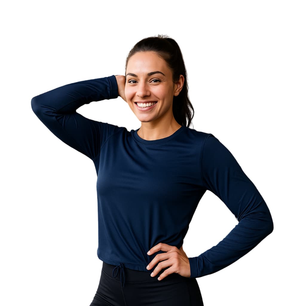Blusa Manga longa - Poliamida Dry com Elastano e Proteção UV