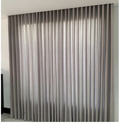 Cortina Gaze de Linho 11,00 m x 2,90 m Para Trilho Suíço Sala e Escritorio e Quarto ou Decoraçao