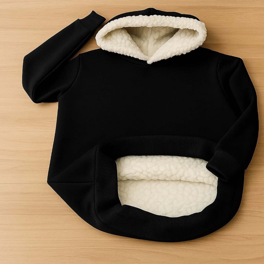 Moletom Infantil Unissex Grosso com Forro de Pelúcia – Conforto e Estilo para Meninos e Meninas