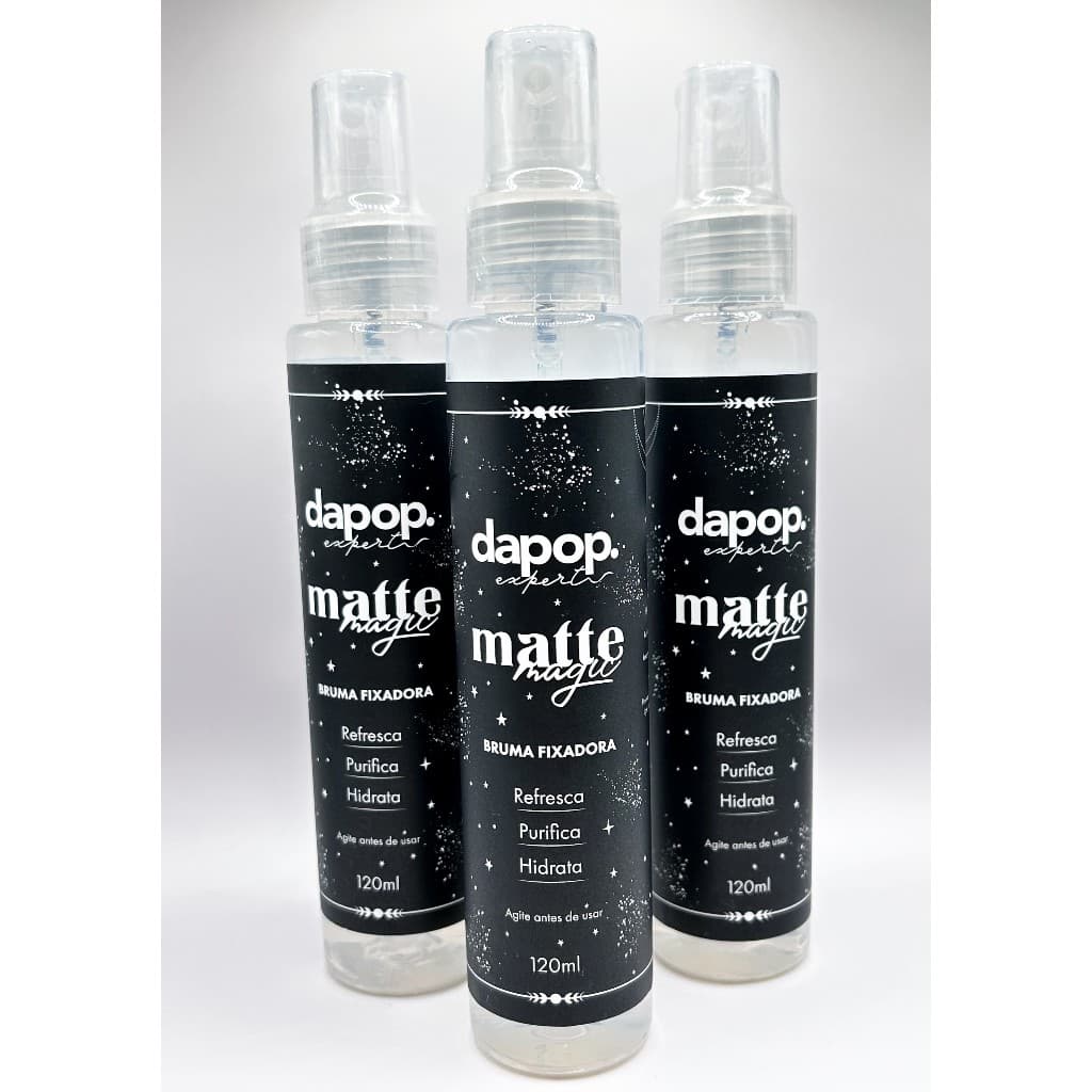 Bruma Fixadora de Maquiagem Dapop Matte Magic- Fixador de Maquiagem
