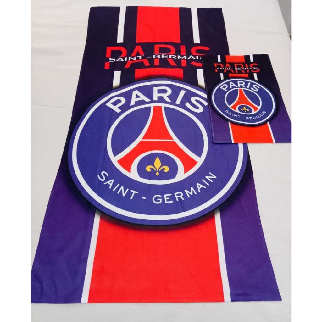 Kit Toalha de Banho + Toalha de Rosto PSG