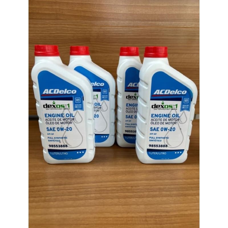 kit Troca de Oleo 0w20 DEXOS GM 4 litros Onix Spin Cobalt Prisma 2017 2018 2019 2020 2021 AC DELCO