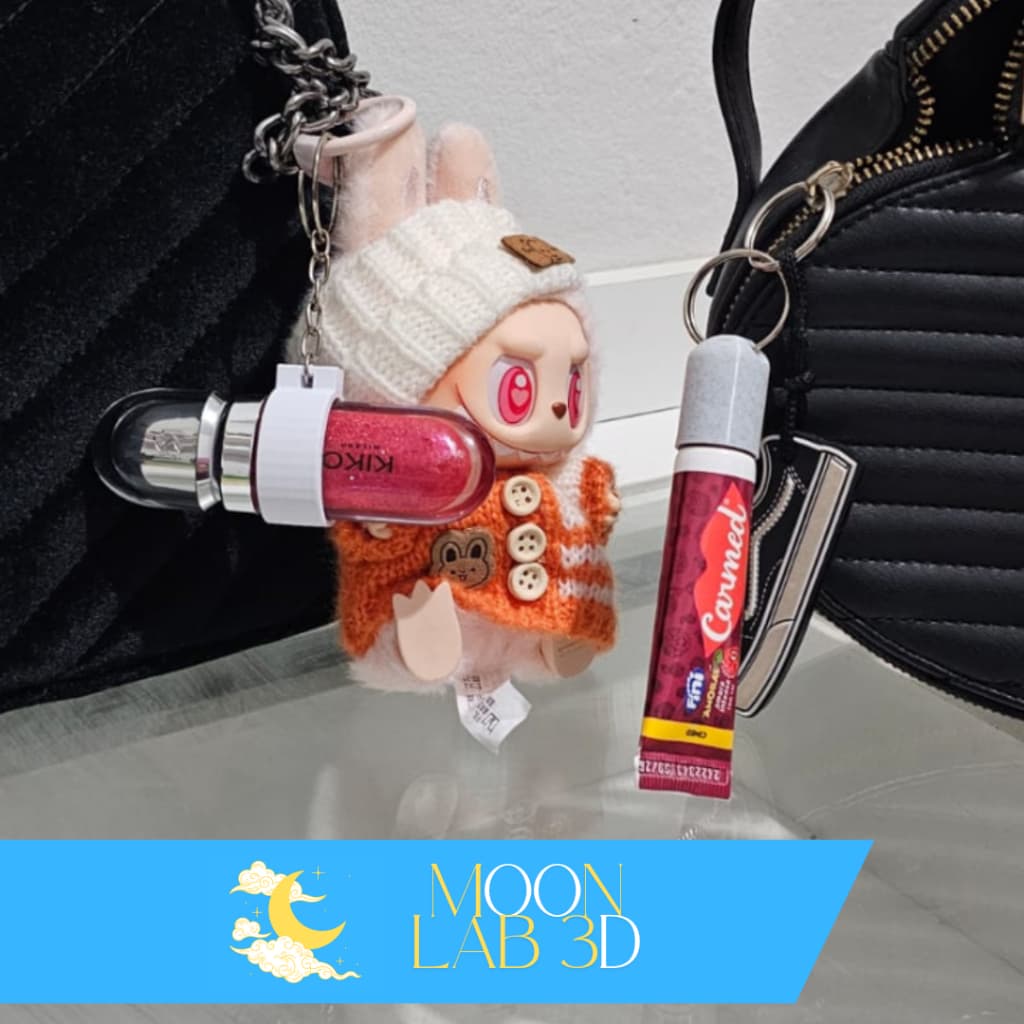 Chaveiro Tampa para Gloss – Modelos CARMED e KIKO MILANO  - Suporte Funcional