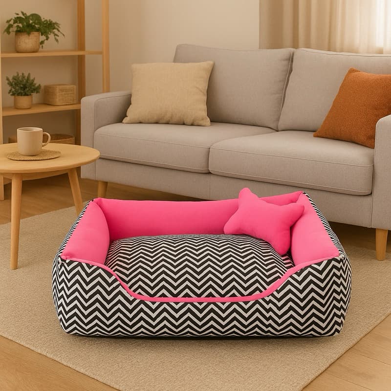 caminha de cachorro caminha Pet ou Gato fundo impermeável + ossinho 100% Algodão