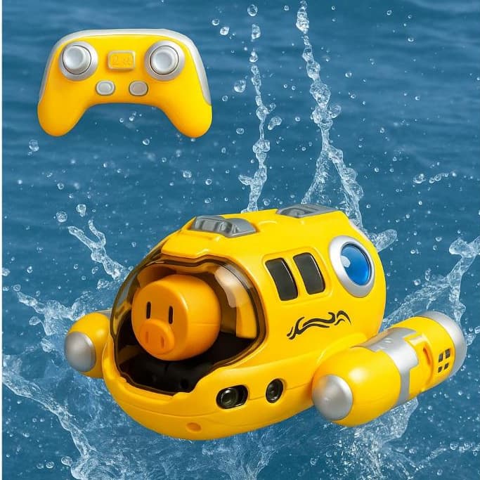 Submarino controle remoto - Navio barco agua: Carrinho Controle Remoto Á Prova Dágua