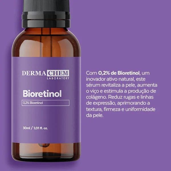 Sérum Facial Anti Anti Rugas e Linhas de Expressões  DermaChem