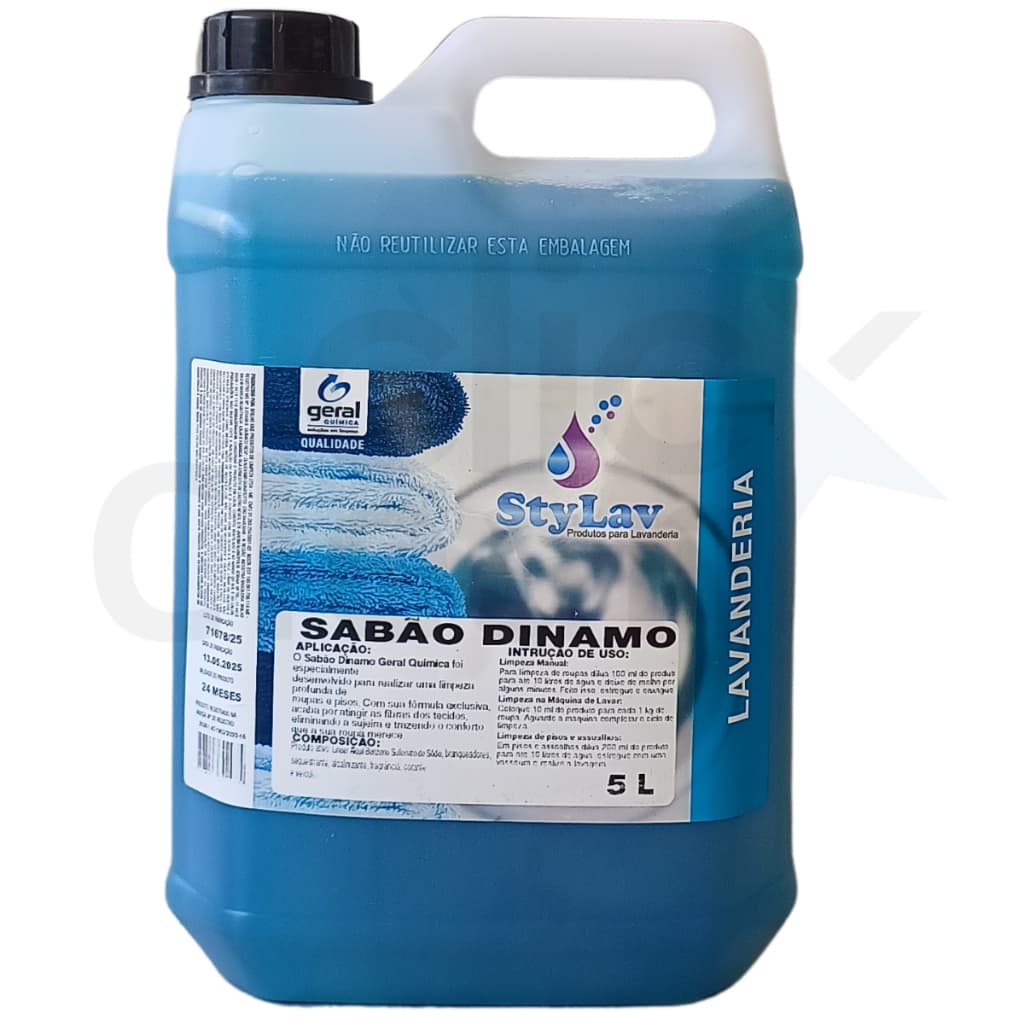 Sabão Liquido Dinamo | Lava Roupas Concentrado - 5 Litros