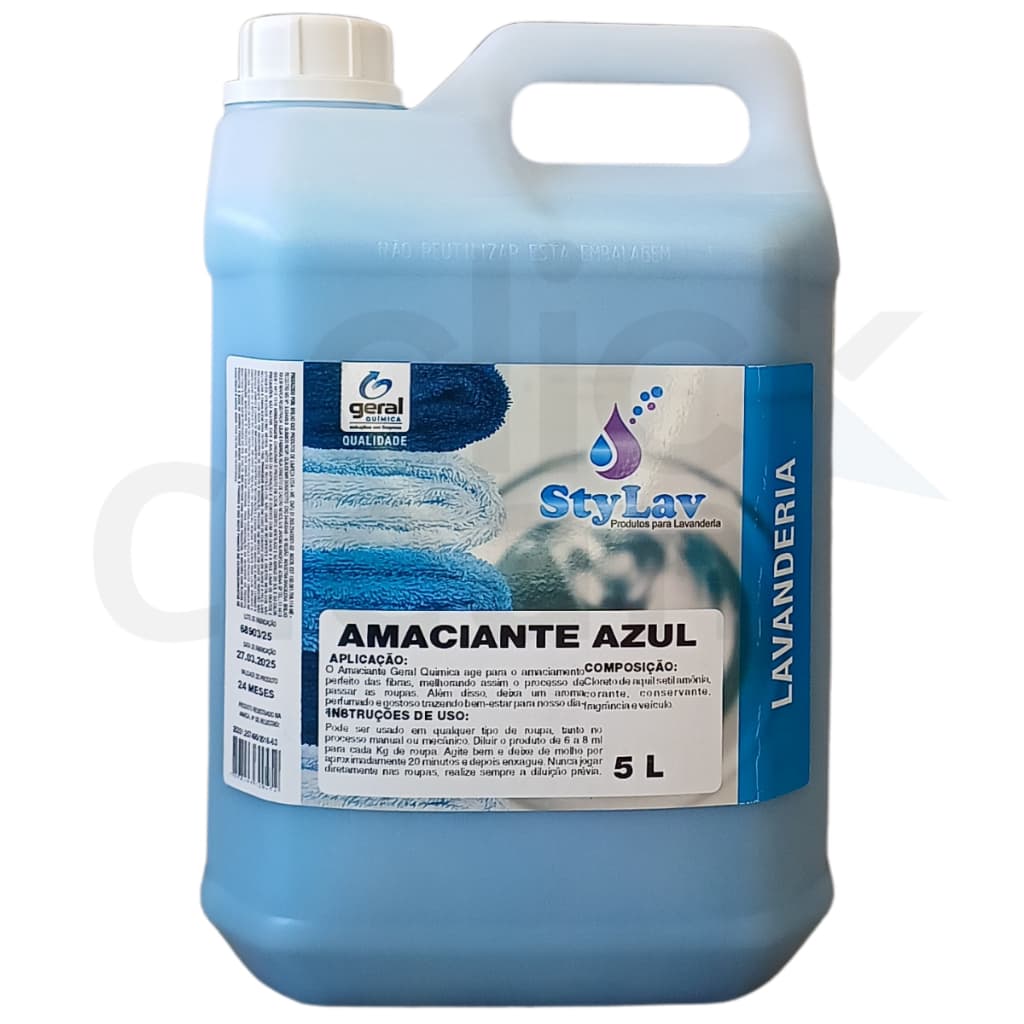 Amaciante de Roupas Azul Profissional (Downgq) - 5L