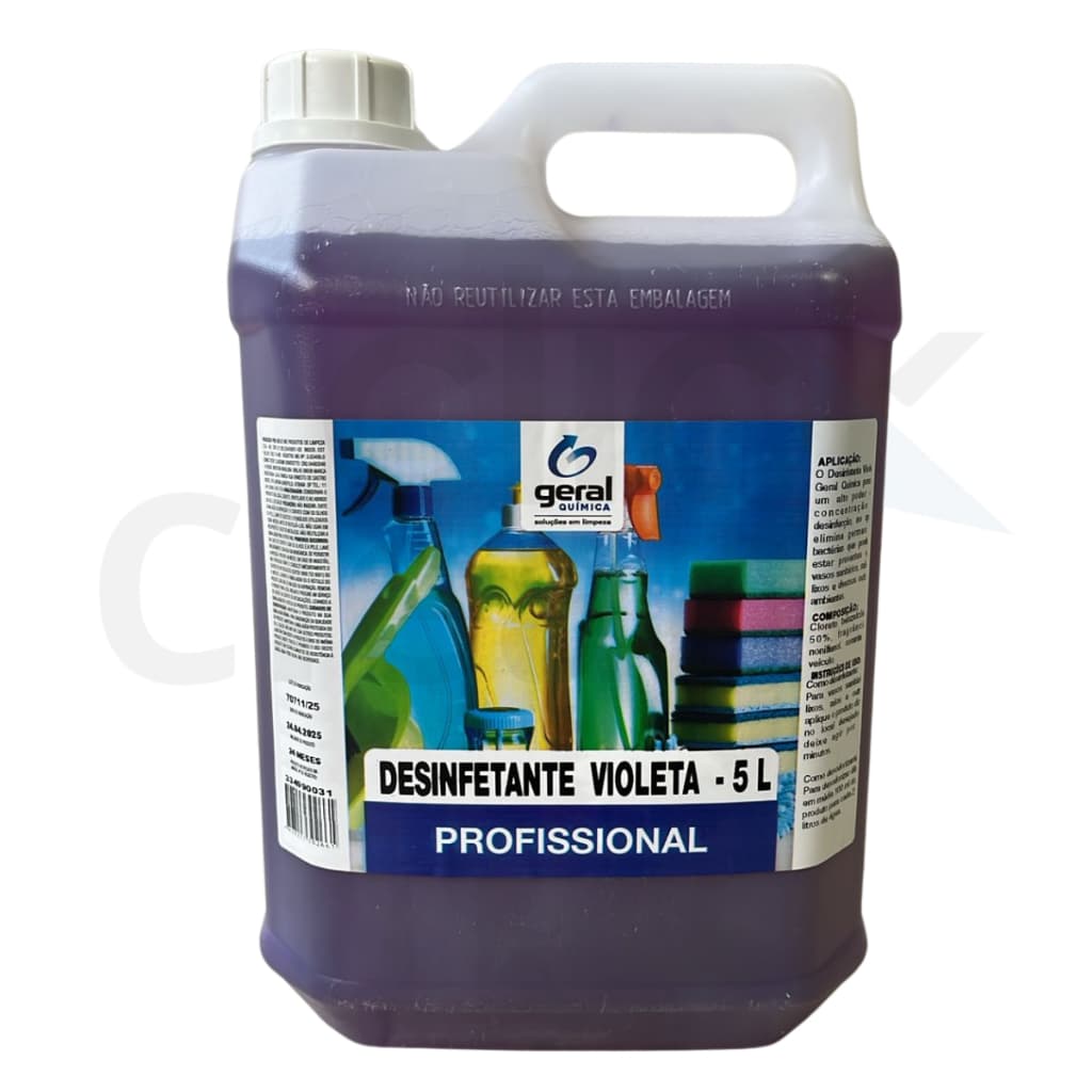 Desinfetante Uso Geral Violeta - 5 Litros