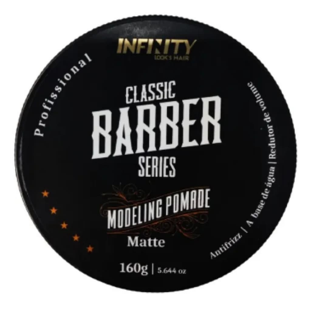 Cera Modeladora Matte 160g Infinity Anti Frizz  Alta Fixação Redutor de volume