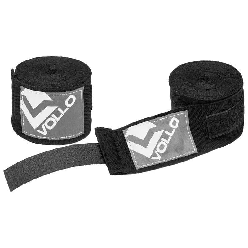 Bandagem Elástica Boxe Treino VFG 5 Metros Preta Vollo