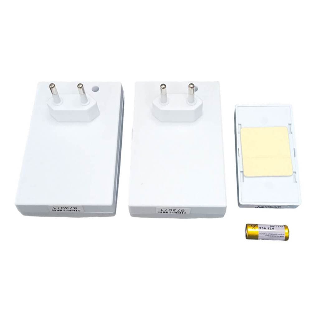 Campainha Sem Fio Tomada Bivolt It-Blue Alcance 100m