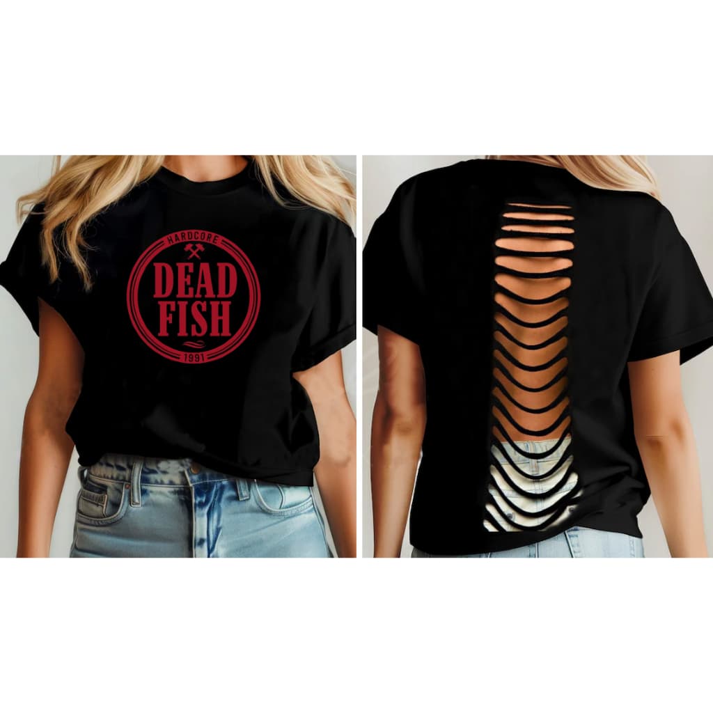 Camiseta Dead Fish Hardcore Blusa Feminina