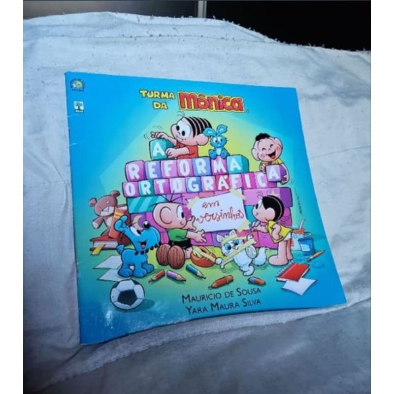 Livro infantil Turma da Monica A reforma ortográfica