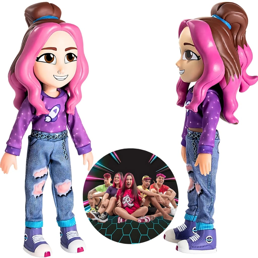 Boneca Katlen Articulada Youtuber Tropa Dos Rosa Emilly Vick Brinquedo Infantil Licenciado Original