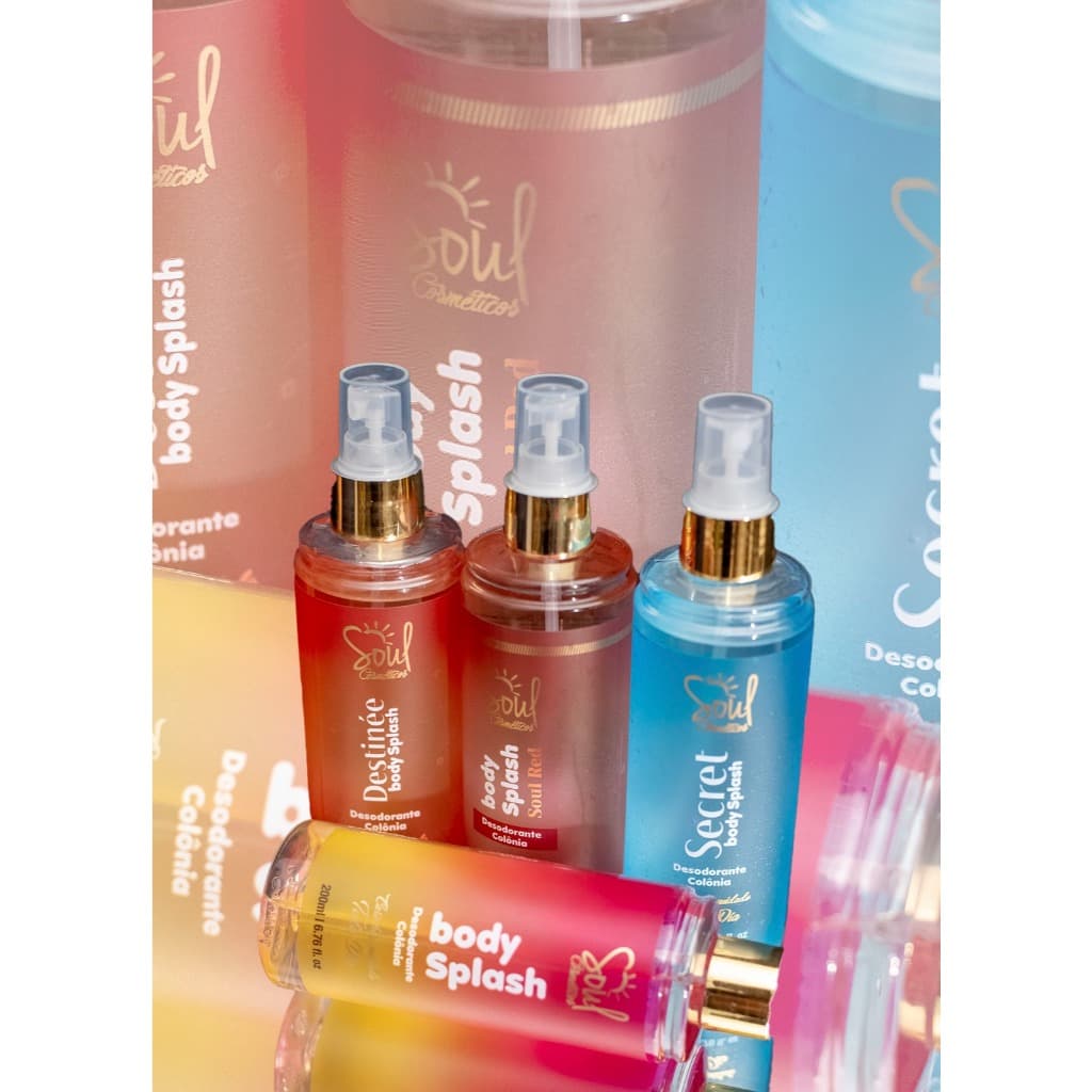 Body Splash Soul 200ml Perfume - Paradox - Soul Red - Secret - Destinee